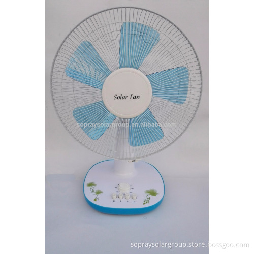 energy saving fan portable AC power/solar Power rechargeable fan